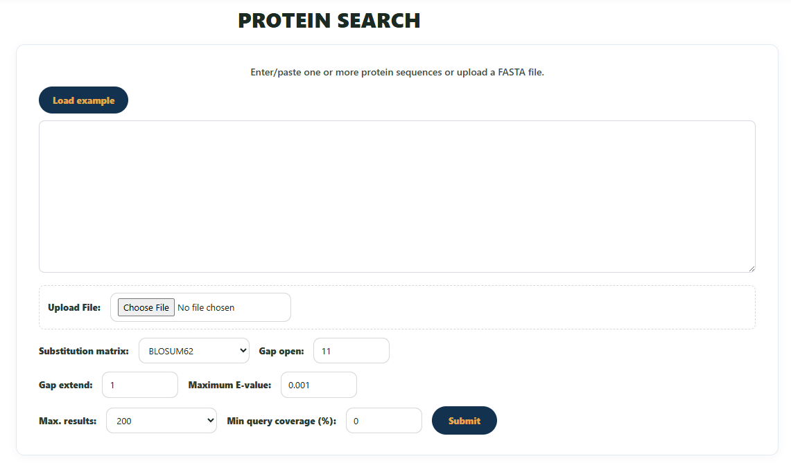 Diamond search page